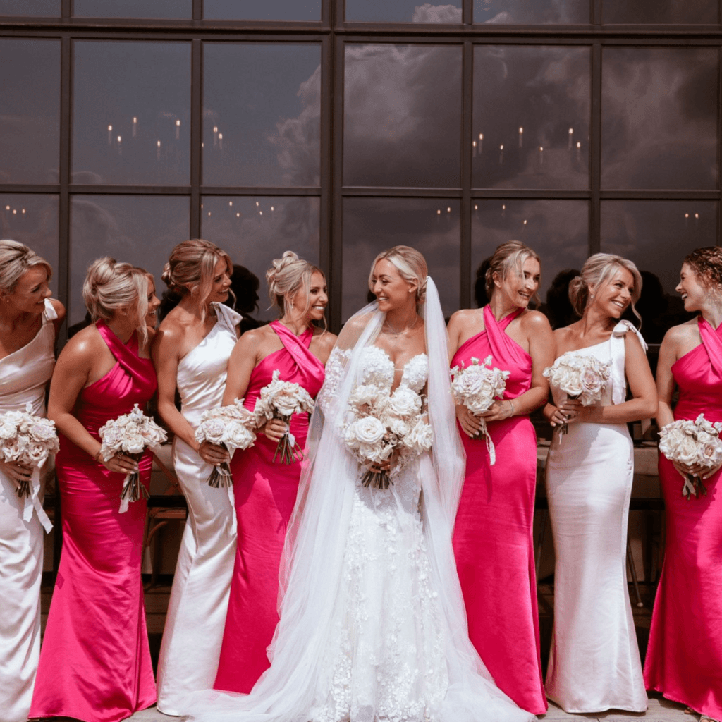 Enchanting Pastel Blooms at Mollie & David’s Countryside Barn Wedding