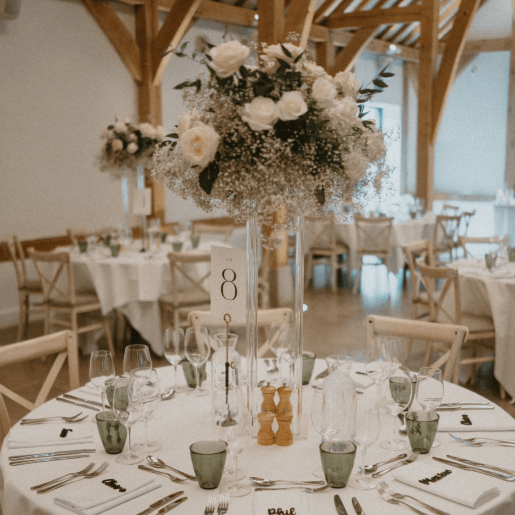 Timeless White Blooms and Classic Romance at Allie & Rob’s Wedding