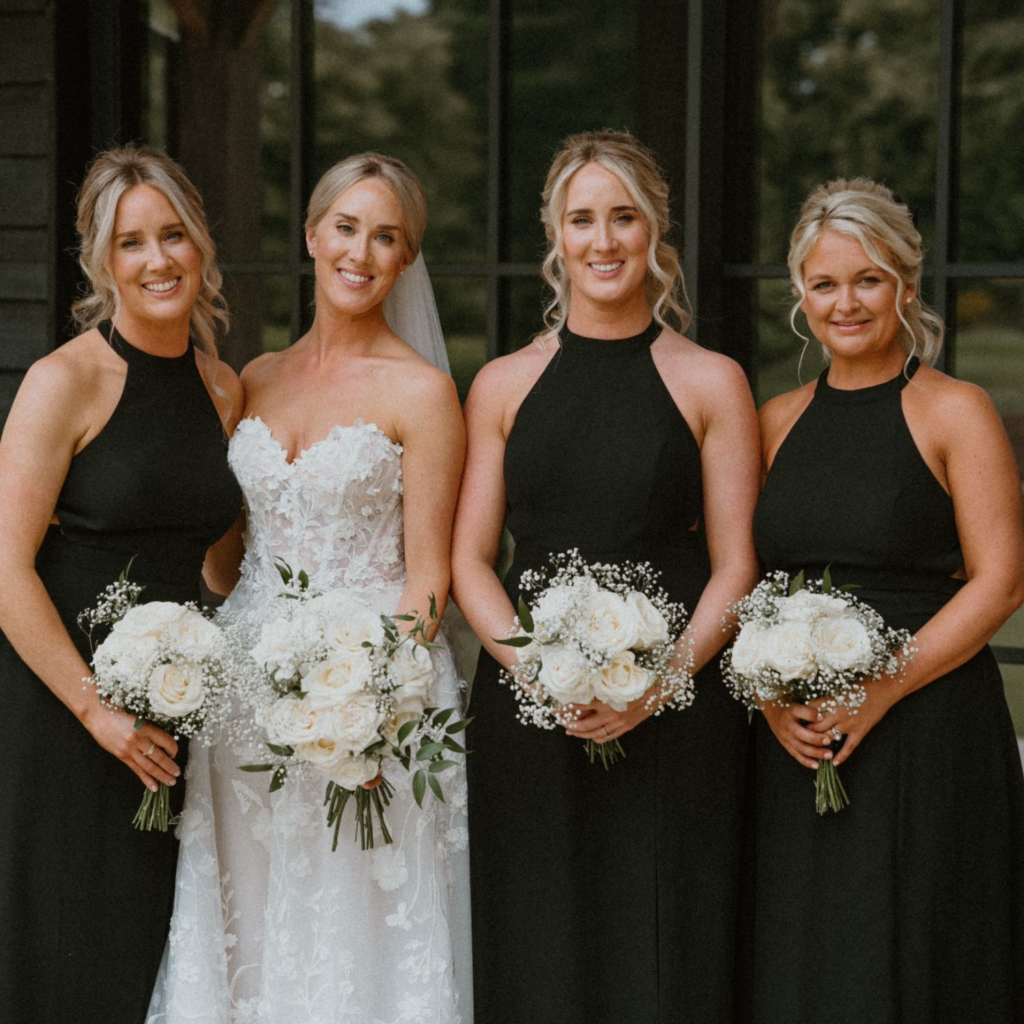 Timeless White Blooms and Classic Romance at Allie & Rob’s Wedding